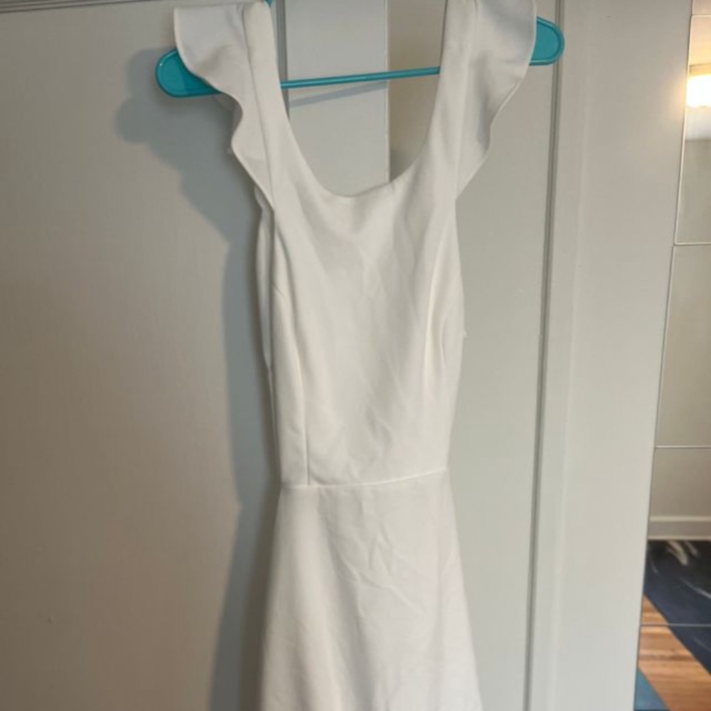 Women’s White Graduation Dress